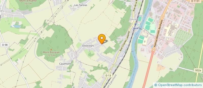 localisation de l'entreprise GMP CONSTRUCTION  JAUX