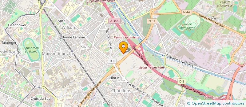 localisation de l'entreprise GMP DISTRIBUTION à REIMS