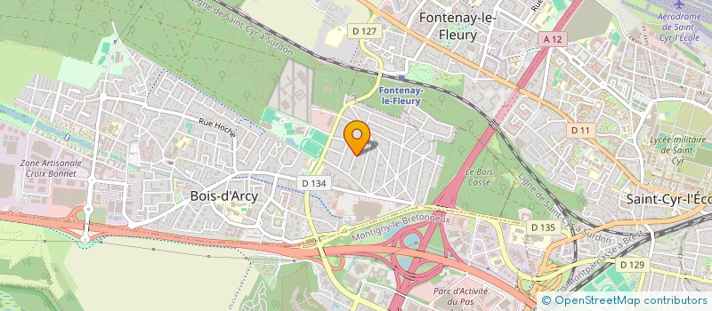 localisation de l'entreprise GMP DRIVER  BOIS-D'ARCY