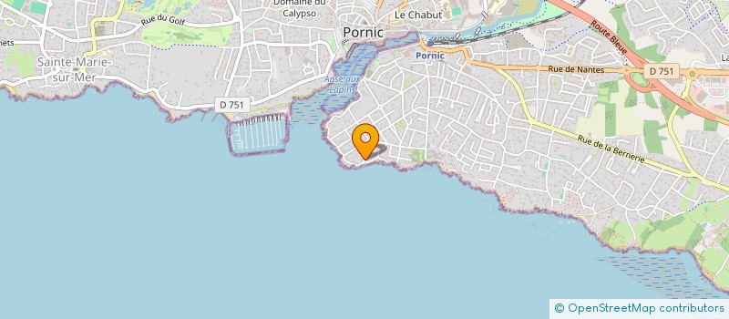 localisation de l'entreprise GMP LES ALLOUES  PORNIC