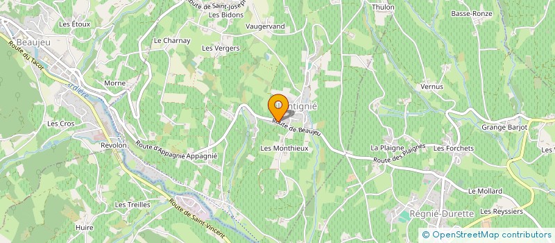 localisation de l'entreprise GMP SAS - GUILLIN MACONNERIE ET PATRIMOINE à LANTIGNIE
