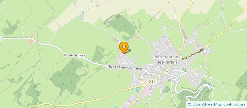 localisation de l'entreprise GMPB  PIERREFONTAINE-LES-VARANS
