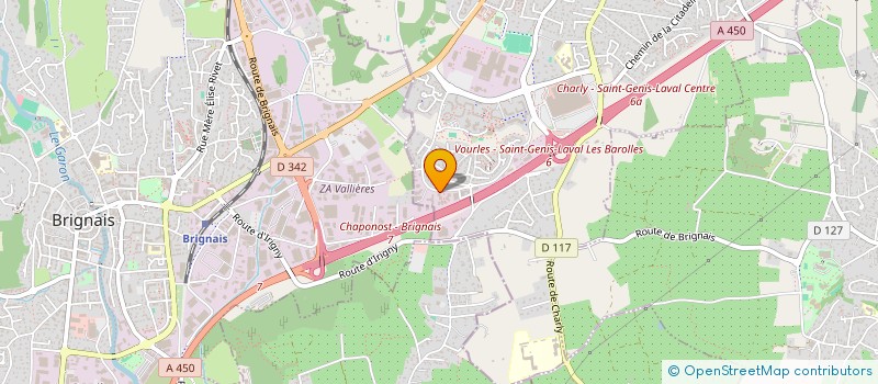 localisation de l'entreprise GMPC LYON  SAINT-GENIS-LAVAL