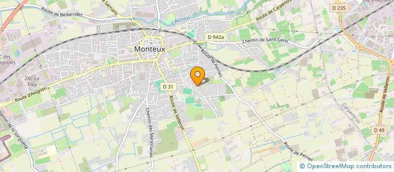 localisation de l'entreprise GMPL  MONTEUX