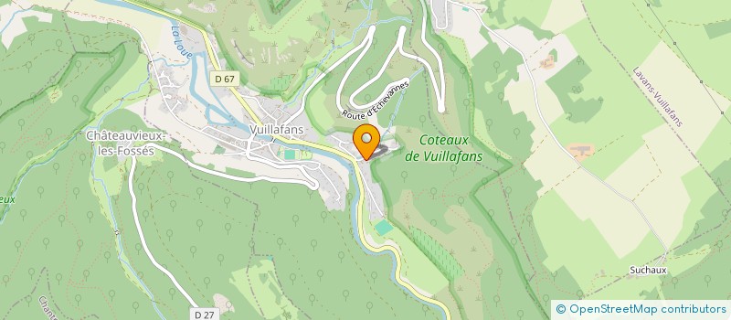 localisation de l'entreprise GMPL IMVEST  VUILLAFANS