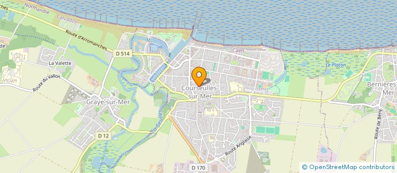 localisation de l'entreprise GMPLUS à COURSEULLES-SUR-MER