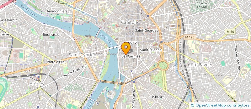 localisation de l'entreprise GMPS - GAUTHIER MANAGEMENT ET PARTICIPATION SERVICES à TOULOUSE