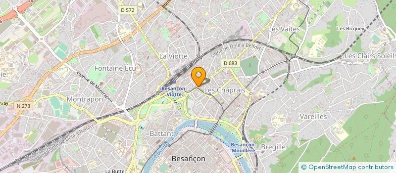 localisation de l'entreprise GMR à BESANCON