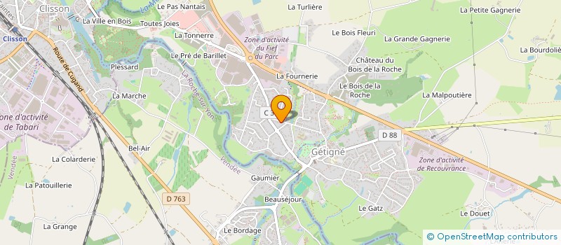 localisation de l'entreprise GMR à BOUSSAY