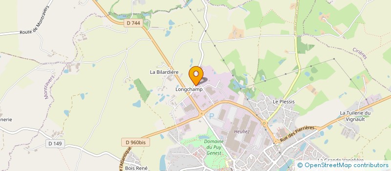 localisation de l'entreprise GMR FINANCES  CERIZAY