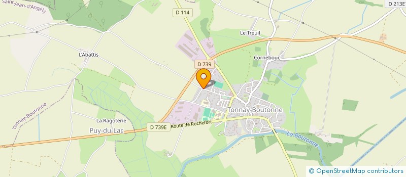 localisation de l'entreprise GMR SERVICES  TONNAY-BOUTONNE