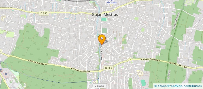 localisation de l'entreprise GMREST  GUJAN-MESTRAS