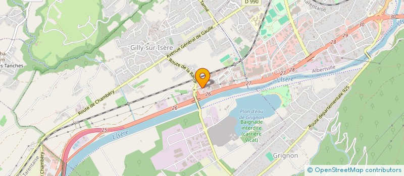 localisation de l'entreprise GMRN  GILLY-SUR-ISERE