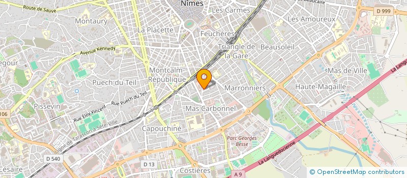 localisation de l'entreprise GMRUIZ à NIMES