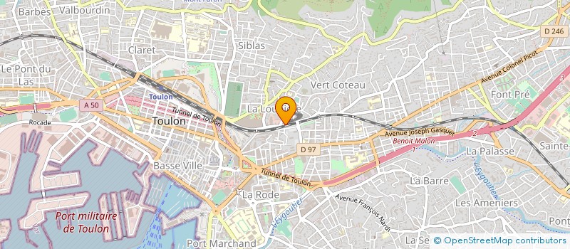 localisation de l'entreprise GMRY à TOULON