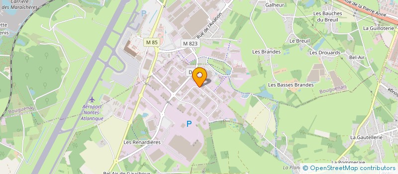 localisation de l'entreprise GMS  SAINT-AIGNAN-GRANDLIEU