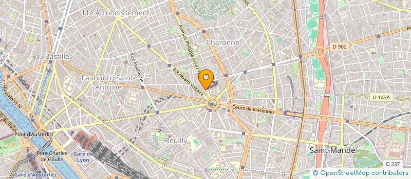 localisation de l'entreprise GMS à PARIS