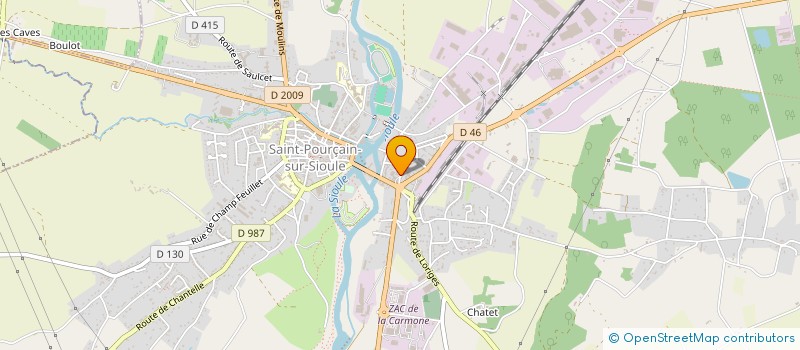 localisation de l'entreprise GMS à SAINT-POURCAIN-SUR-SIOULE