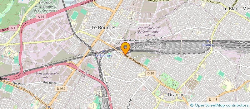 localisation de l'entreprise GMS à DRANCY