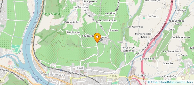 localisation de l'entreprise GMS  CROZES-HERMITAGE