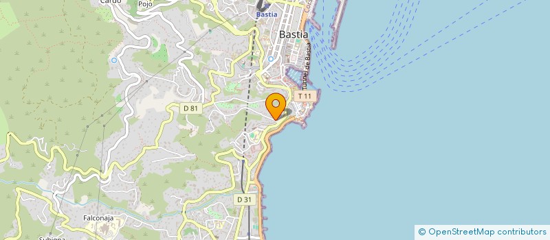 localisation de l'entreprise GMS à BASTIA