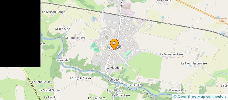 localisation de l'entreprise GMS  BOUSSAY