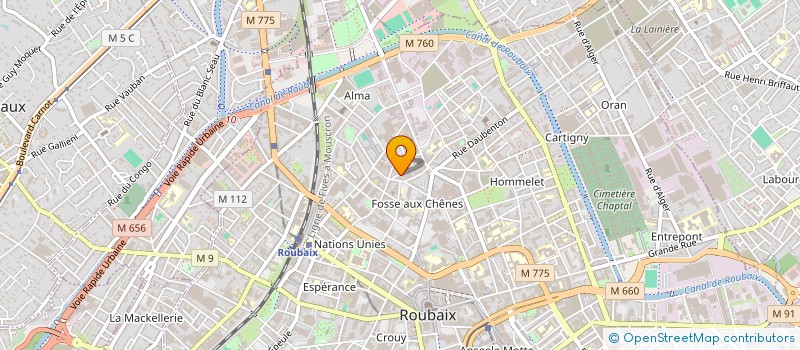 localisation de l'entreprise GMS BATIMENT  ROUBAIX