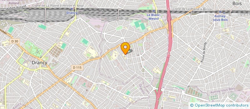 localisation de l'entreprise GMS BTP  LE BLANC-MESNIL