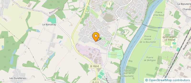 localisation de l'entreprise GMS COM OUEST  BOUCHEMAINE