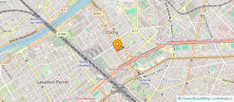 localisation de l'entreprise GMS CONSEILS à CLICHY