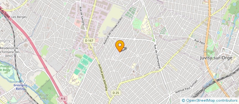 localisation de l'entreprise GMS DISTRIBUTION à SAVIGNY-SUR-ORGE