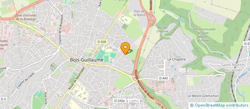 localisation de l'entreprise GMS EQUIPEMENTS à BOIS-GUILLAUME