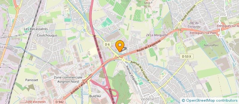 localisation de l'entreprise GMS INGENIERIE  SORGUES