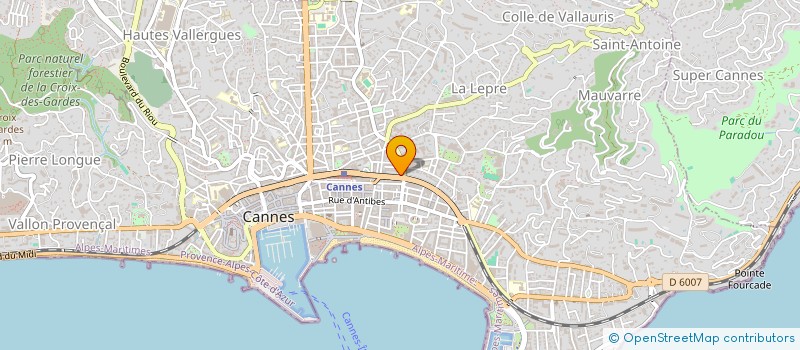 localisation de l'entreprise GMS LOGISTICS FRANCE à CANNES