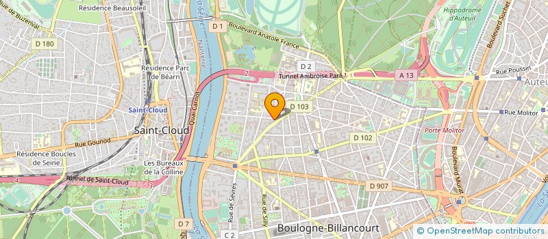 localisation de l'entreprise GMS RENOV à BOULOGNE-BILLANCOURT