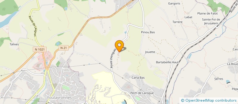 localisation de l'entreprise GMS VIANDES  PONT-DU-CASSE