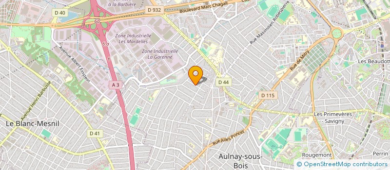 localisation de l'entreprise GMS3 à AULNAY-SOUS-BOIS