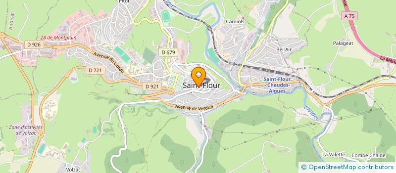 localisation de l'entreprise GMSA à SAINT-FLOUR