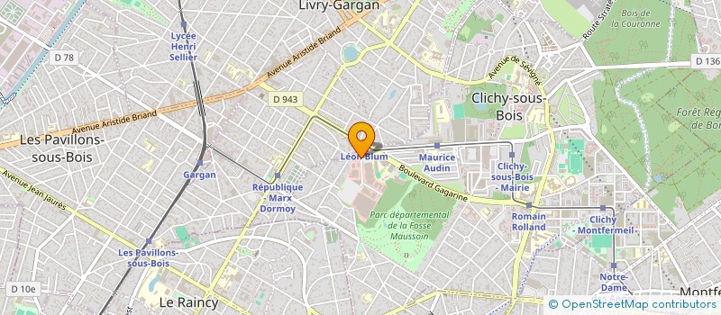 localisation de l'entreprise GMSPRO à CLICHY-SOUS-BOIS