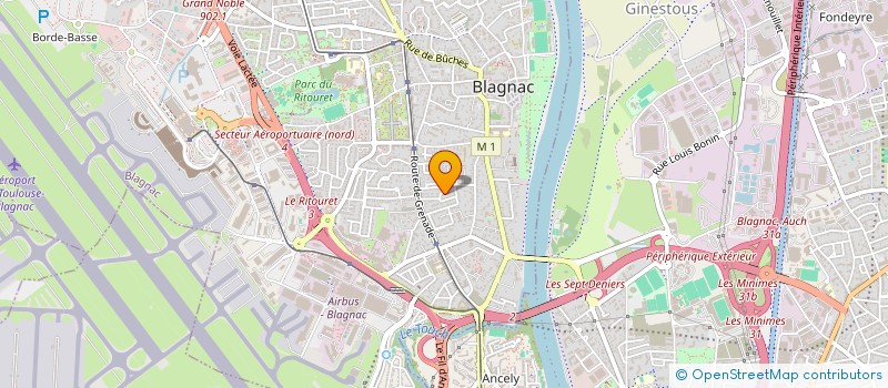 localisation de l'entreprise GMST à BLAGNAC