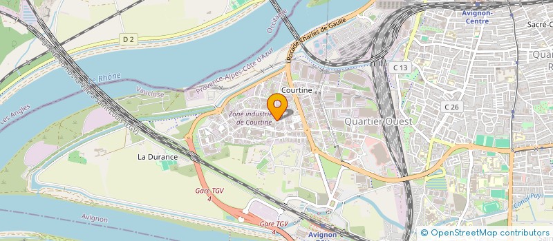 localisation de l'entreprise GMT à AVIGNON
