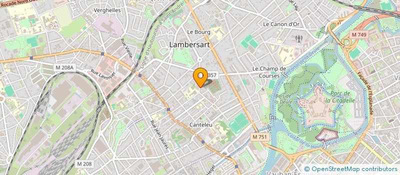 localisation de l'entreprise GMT à LAMBERSART