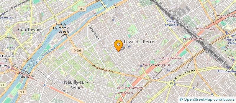 localisation de l'entreprise GMT à LEVALLOIS PERRET