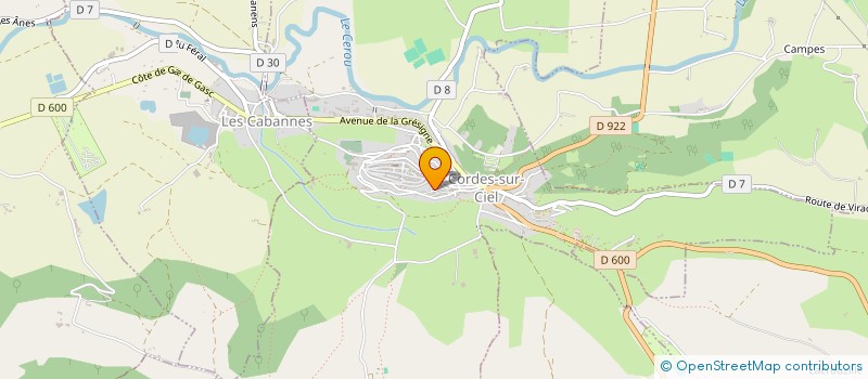 localisation de l'entreprise GMT  CORDES-SUR-CIEL