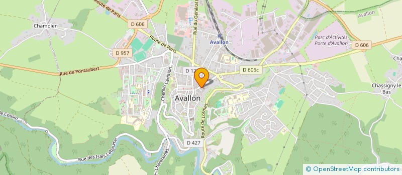 localisation de l'entreprise GMT à AVALLON