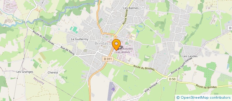 localisation de l'entreprise GMT  BRINDAS