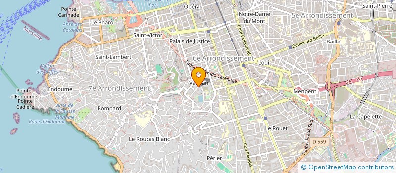 localisation de l'entreprise GMT  MARSEILLE