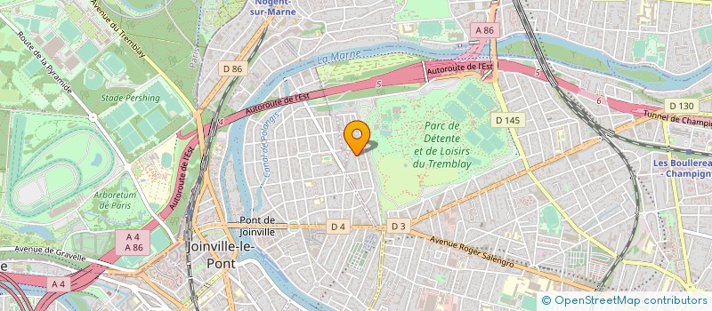 localisation de l'entreprise GMT à CHAMPIGNY-SUR-MARNE