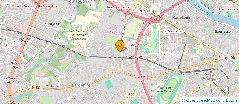 localisation de l'entreprise GMT  TOULOUSE