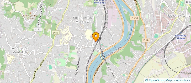 localisation de l'entreprise GMT  COLLONGES-AU-MONT-D'OR